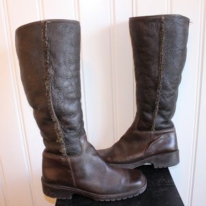 L.L. Bean Leather Boots with Shearling liner